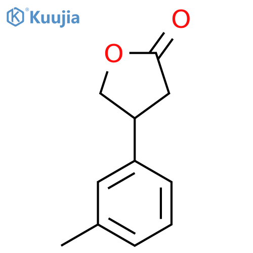 4-(3-methylphenyl)oxolan-2-one structure