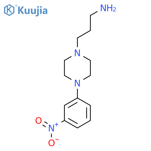 4-(3-Nitrophenyl)-1-piperazinepropanamine structure