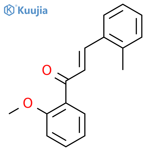 (2E)-1-(2-Methoxyphenyl)-3-(2-methylphenyl)prop-2-en-1-one structure