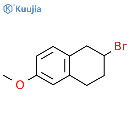 2-Bromo-6-methoxy-1,2,3,4-tetrahydronaphthalene structure