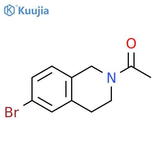 1-(6-Bromo-3,4-dihydroisoquinolin-2(1H)-yl)ethanone structure