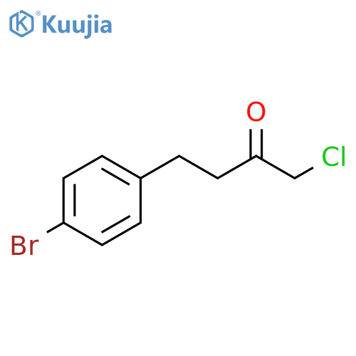 4-(4-bromophenyl)-1-chlorobutan-2-one structure