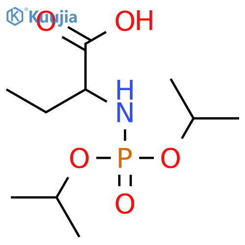 Butanoic acid, 2-[[bis(1-methylethoxy)phosphinyl]amino]-, (±)- structure