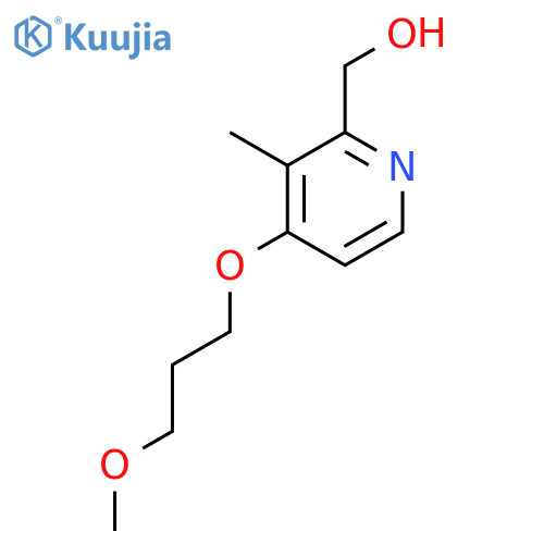 (4-(3-Methoxypropoxy)-3-methylpyridin-2-yl)methanol structure