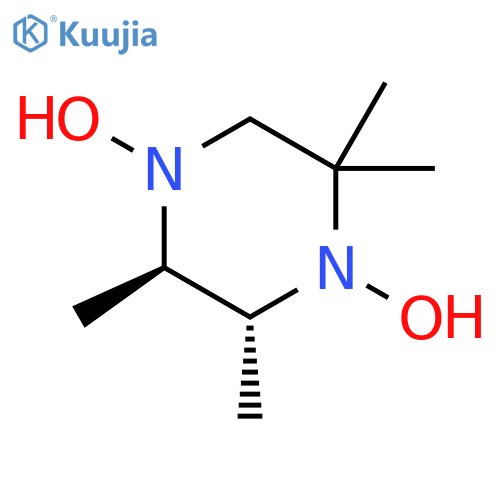 Piperazine,1,4-dihydroxy-2,2,5,6-tetramethyl-, trans- (9CI) structure