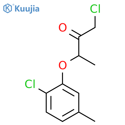 1-Chloro-3-(2-chloro-5-methylphenoxy)butan-2-one structure