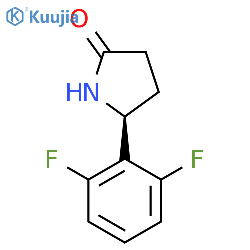 (5S)-5-(2,6-Difluorophenyl)pyrrolidin-2-one structure