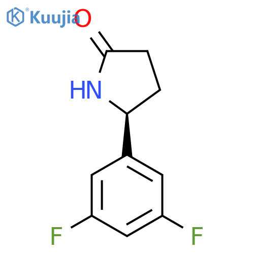 (5S)-5-(3,5-Difluorophenyl)pyrrolidin-2-one structure
