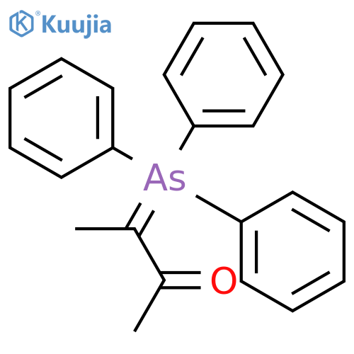 2-Butanone, 3-(triphenylarsoranylidene)- structure
