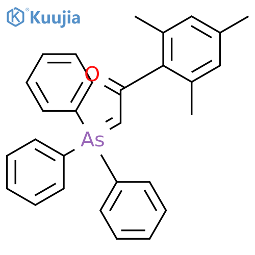 Ethanone, 1-(2,4,6-trimethylphenyl)-2-(triphenylarsoranylidene)- structure