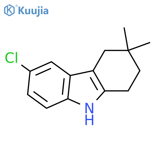 6-chloro-3,3-dimethyl-2,3,4,9-tetrahydro-1H-carbazole structure
