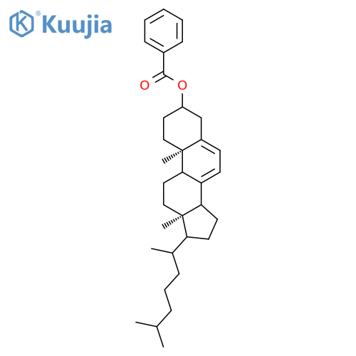 Cholesta-5,7-dien-3-ol,benzoate, (3b)- structure