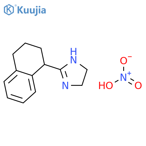 4,5-Dihydro-2-(1,2,3,4-tetrahydro-1-naphthalenyl)-1H-imidazole mononitrate structure