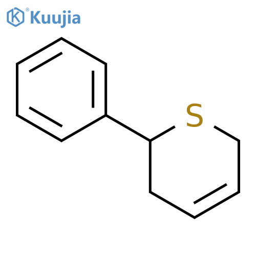 2H-Thiopyran, 3,6-dihydro-2-phenyl- structure