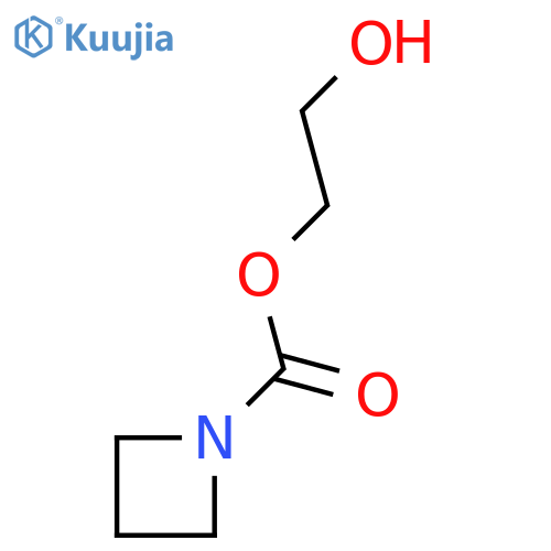 1-Azetidinecarboxylicacid, 2-hydroxyethyl ester structure