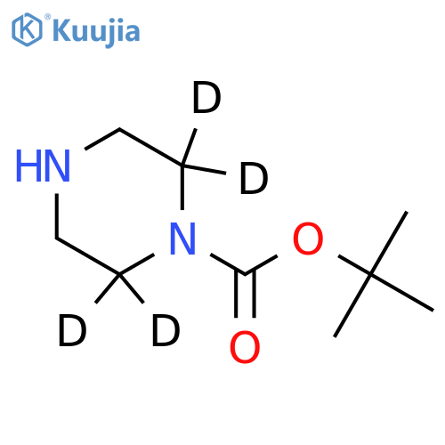 N-Boc-piperazine-2,2,6,6-D4 structure