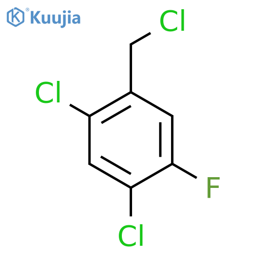1,5-Dichloro-2-(chloromethyl)-4-fluorobenzene structure