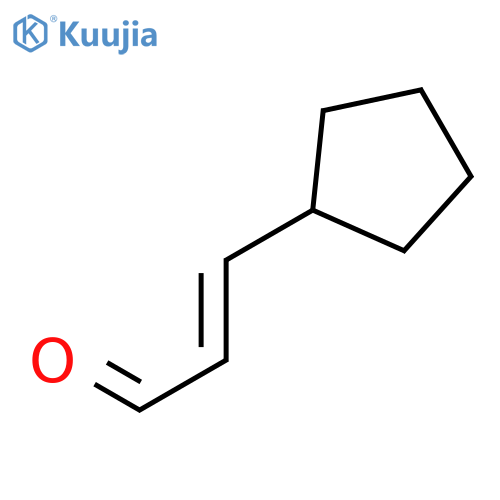 3-cyclopentylprop-2-enal structure