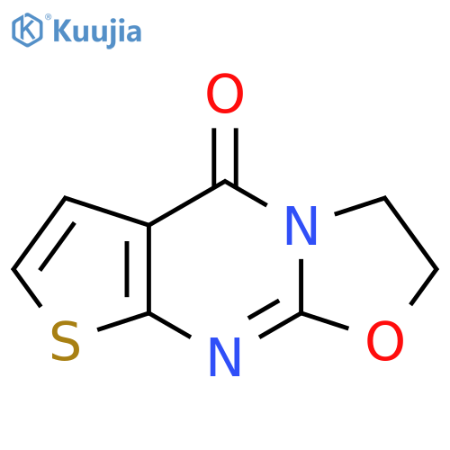 5H-Oxazolo[3,2-a]thieno[2,3-d]pyrimidin-5-one,2,3-dihydro- structure
