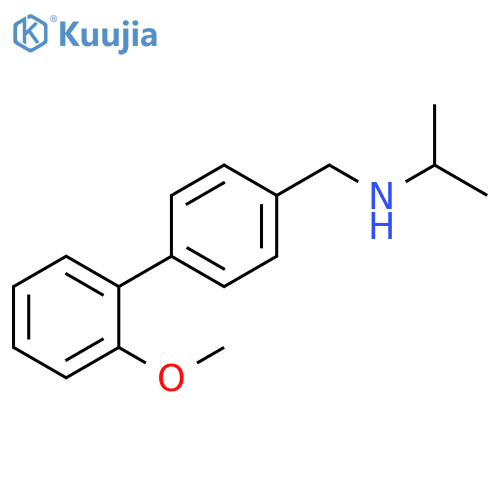 {4-(2-Methoxyphenyl)phenylmethyl}(propan-2-yl)amine structure