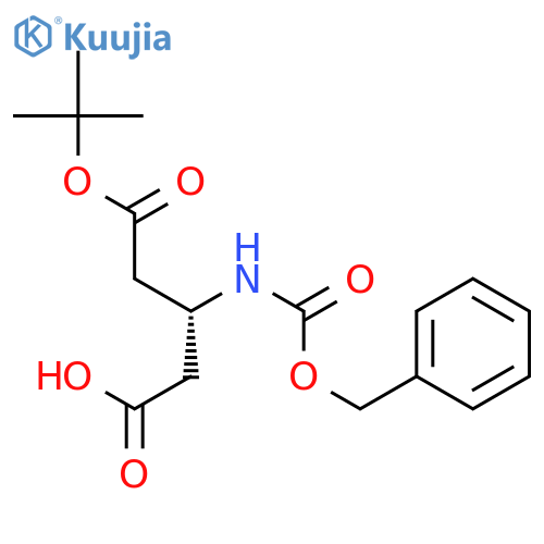 Z-L-beta-Glutamic acid gamma-tert-butyl ester structure