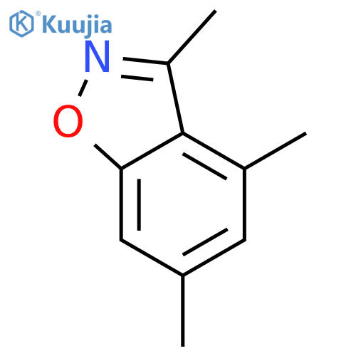 1,2-Benzisoxazole,3,4,6-trimethyl- structure