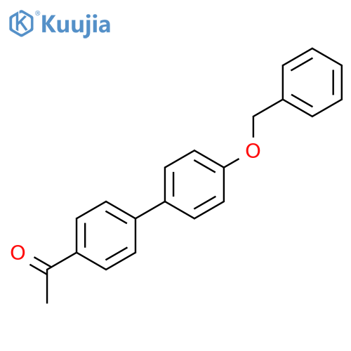 4-Acetyl-4'-(benzyloxy)biphenyl structure