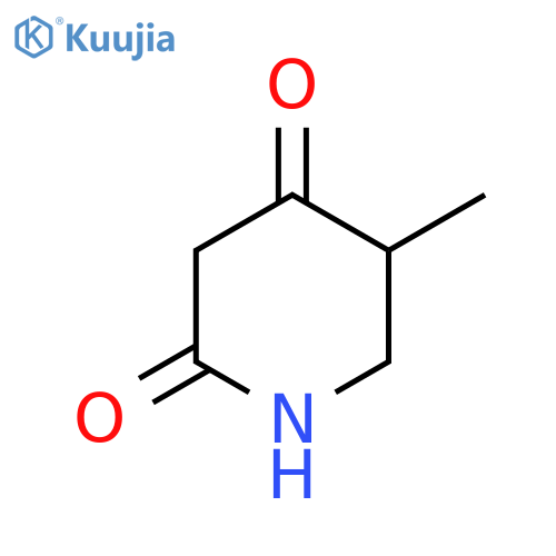 5-methyl-2,4-Piperidinedione structure