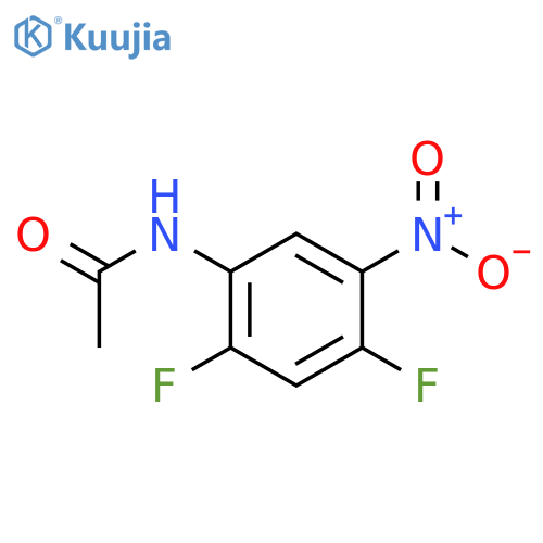 Acetamide,N-(2,4-difluoro-5-nitrophenyl)- structure