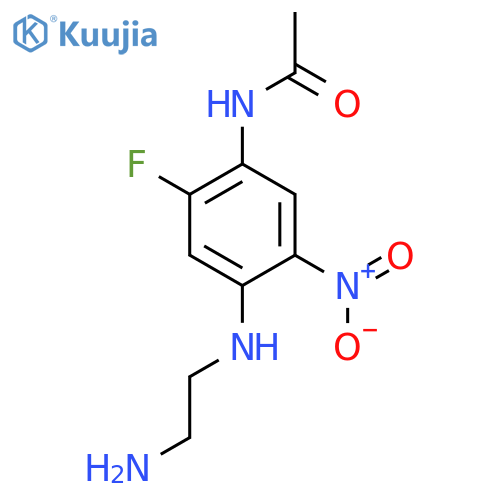 Acetamide, N-[4-[(2-aminoethyl)amino]-2-fluoro-5-nitrophenyl]- structure