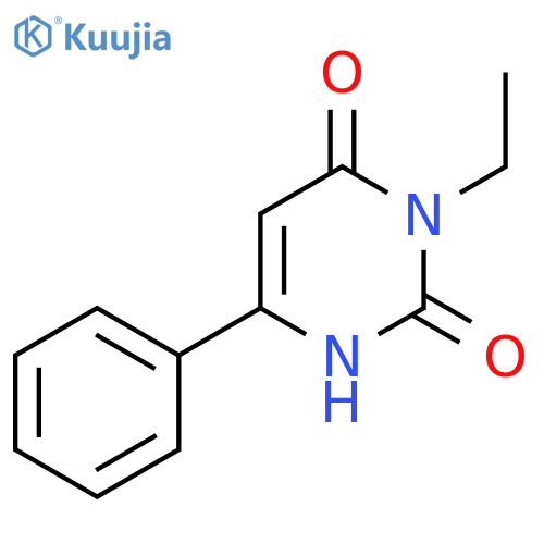 3-Ethyl-6-phenyl-1,2,3,4-tetrahydropyrimidine-2,4-dione structure