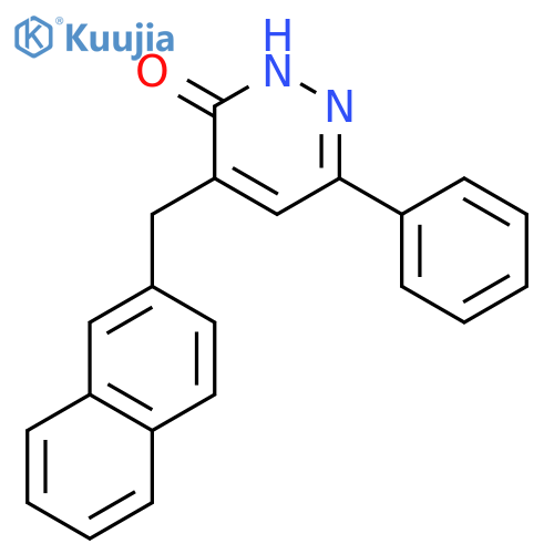 3(2H)-Pyridazinone, 4-(2-naphthalenylmethyl)-6-phenyl- structure