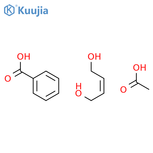 2-Butene-1,4-diol, acetate benzoate, (Z)- structure