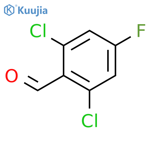 2,6-Dichloro-4-fluorobenzaldehyde structure