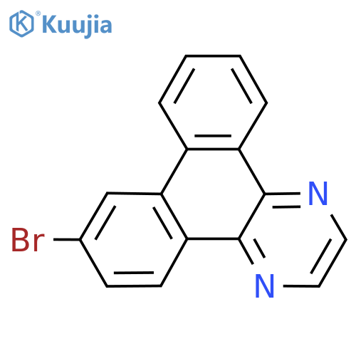 7-Bromodibenzo[f,h]quinoxaline structure