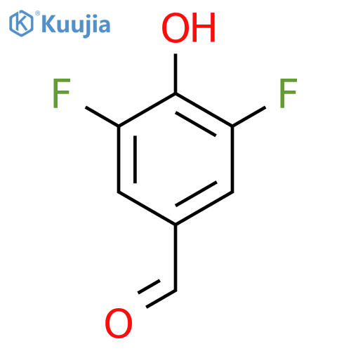 3,5-Difluoro-4-hydroxybenzaldehyde structure