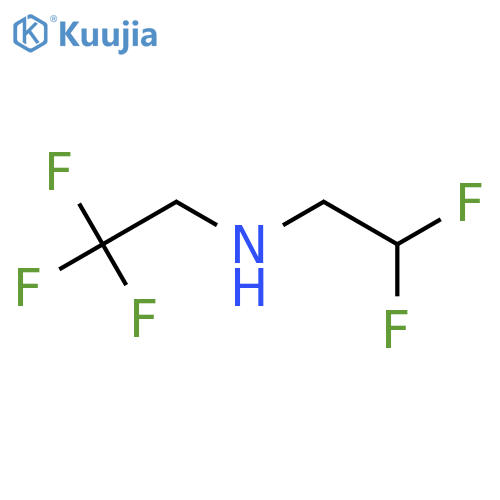 (2,2-Difluoroethyl)(2,2,2-trifluoroethyl)amine structure