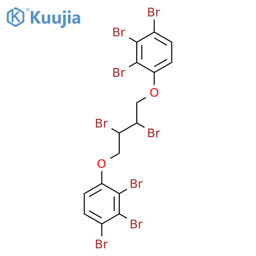 Benzene, 1,1'-[(2,3-dibromo-1,4-butanediyl)bis(oxy)]bis[tribromo- structure