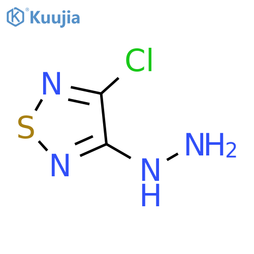 3-CHLORO-4-HYDRAZINYL-1,2,5-THIADIAZOLE structure