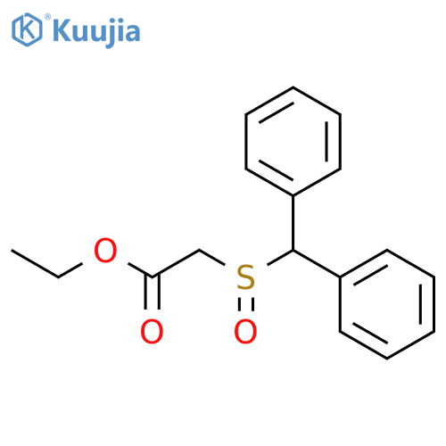 (Diphenylmethyl)sulfinylacetic Acid Ethyl Ester structure