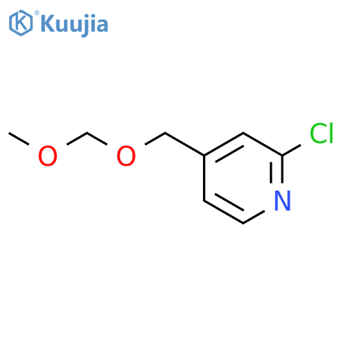 Pyridine, 2-chloro-4-[(methoxymethoxy)methyl]- structure