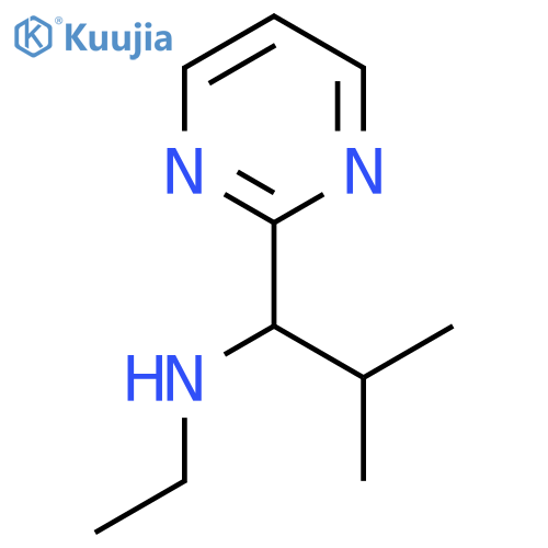ethyl2-methyl-1-(pyrimidin-2-yl)propylamine structure