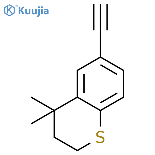 6-Ethynyl-4,4-dimethylthiochroman structure