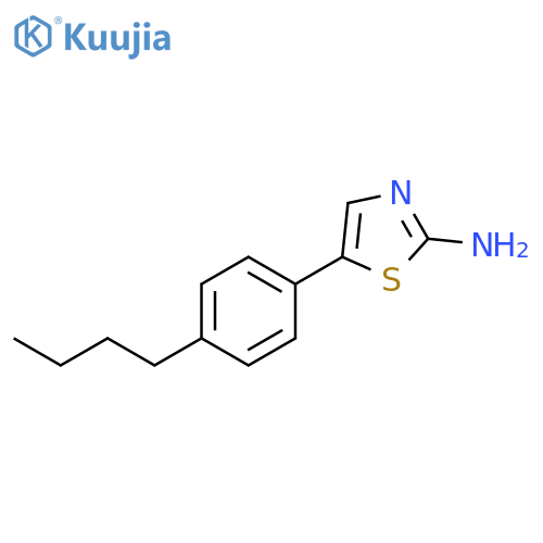 5-(4-Butylphenyl)thiazol-2-amine structure