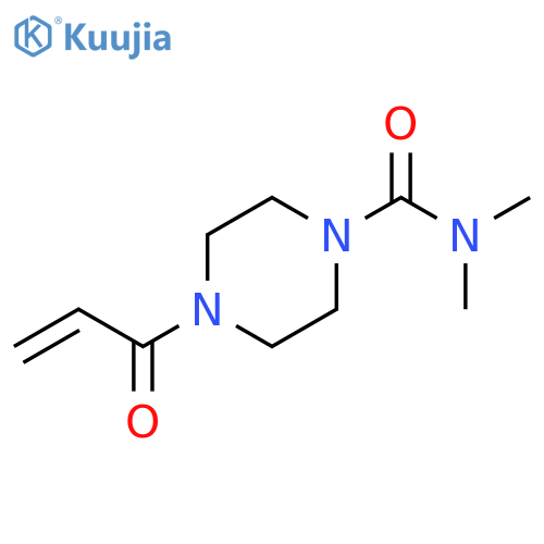 N,N-Dimethyl-4-(1-oxo-2-propen-1-yl)-1-piperazinecarboxamide structure