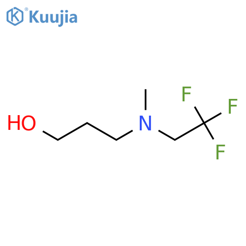 3-(methyl(2,2,2-trifluoroethyl)amino)propan-1-ol structure