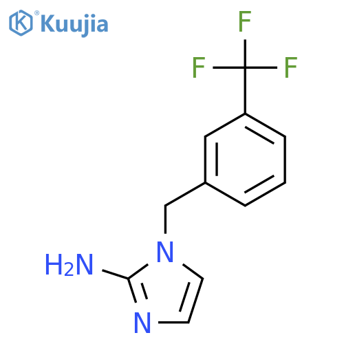 1-[3-(Trifluoromethyl)benzyl]-1H-imidazol-2-amine structure