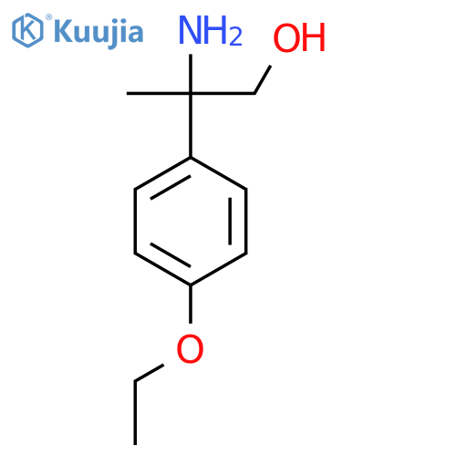 2-amino-2-(4-ethoxyphenyl)propan-1-ol structure