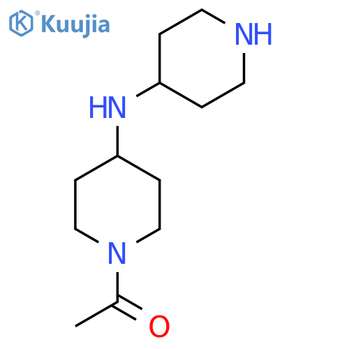 1-{4-[(Piperidin-4-yl)amino]piperidin-1-yl}ethan-1-one structure