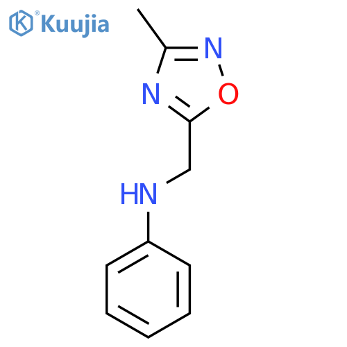 N-(3-methyl-1,2,4-oxadiazol-5-yl)methylaniline structure